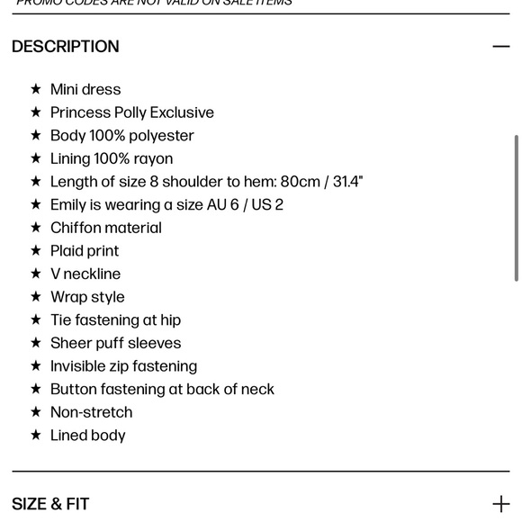 Princess Polly sylas mini dress!! NWT - Picture 4 of 6